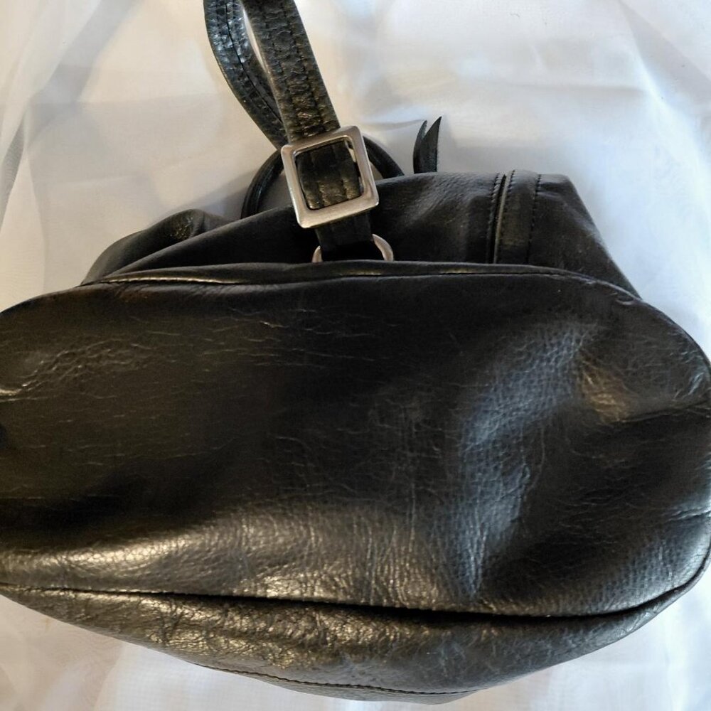 Vintage Sven Berkeley USA Black Leather Sling Bag - Picture 5 of 5